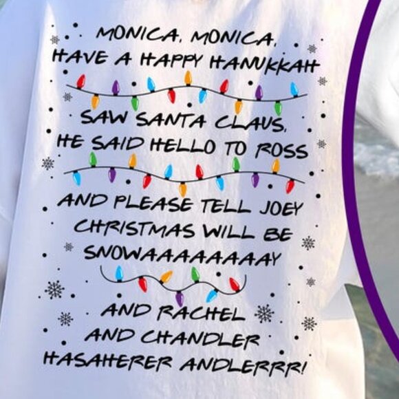 Friends Inspired Christmas Sweatshirt Could I Be Any More Festive Crewneck 169 - Picture 3 of 6